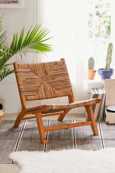 Claudia Woven Chair | Urban Outfitters (US and RoW)