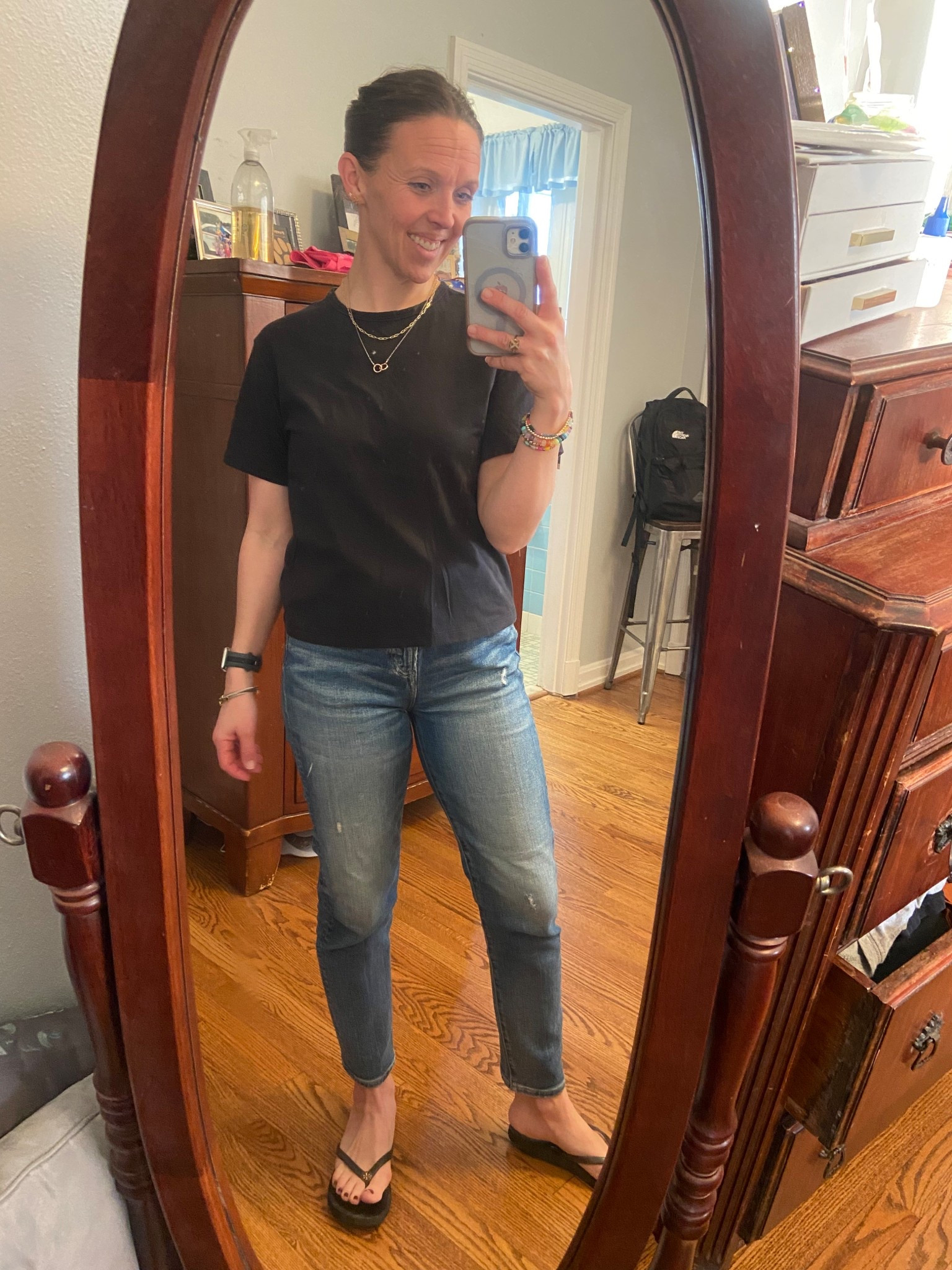 My favorite tees - on sale! I have them
In three colors.  I wore this to the fish fry and having family back to the house this evening. 


#LTKActive #athleta #salefinds #athleisure #basictee #athletasale 

#LTKSaleAlert #LTKOver40 #LTKU