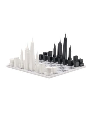 Set Of Acrylic Chess New York Edition with Marble Hatch Board - ages 14 and up | Bloomingdale's (US)
