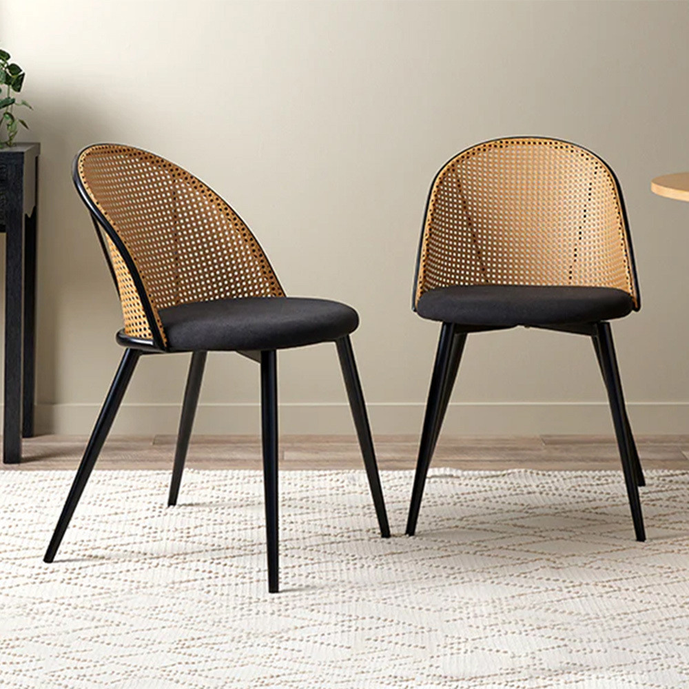 Expert Homewares Dana PE Rattan Dining Chairs | Temple & Webster | Temple & Webster AU