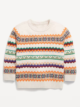 SoSoft Fair Isle Sweater for Toddler Boys | Old Navy (US)