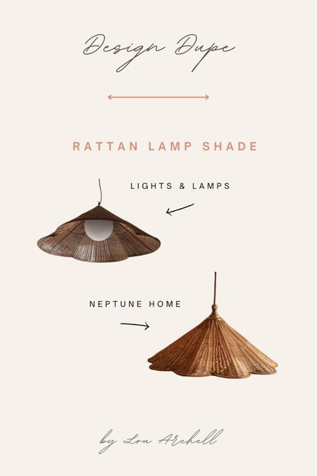 Design Dupes: Rattan shades 

#LTKhome