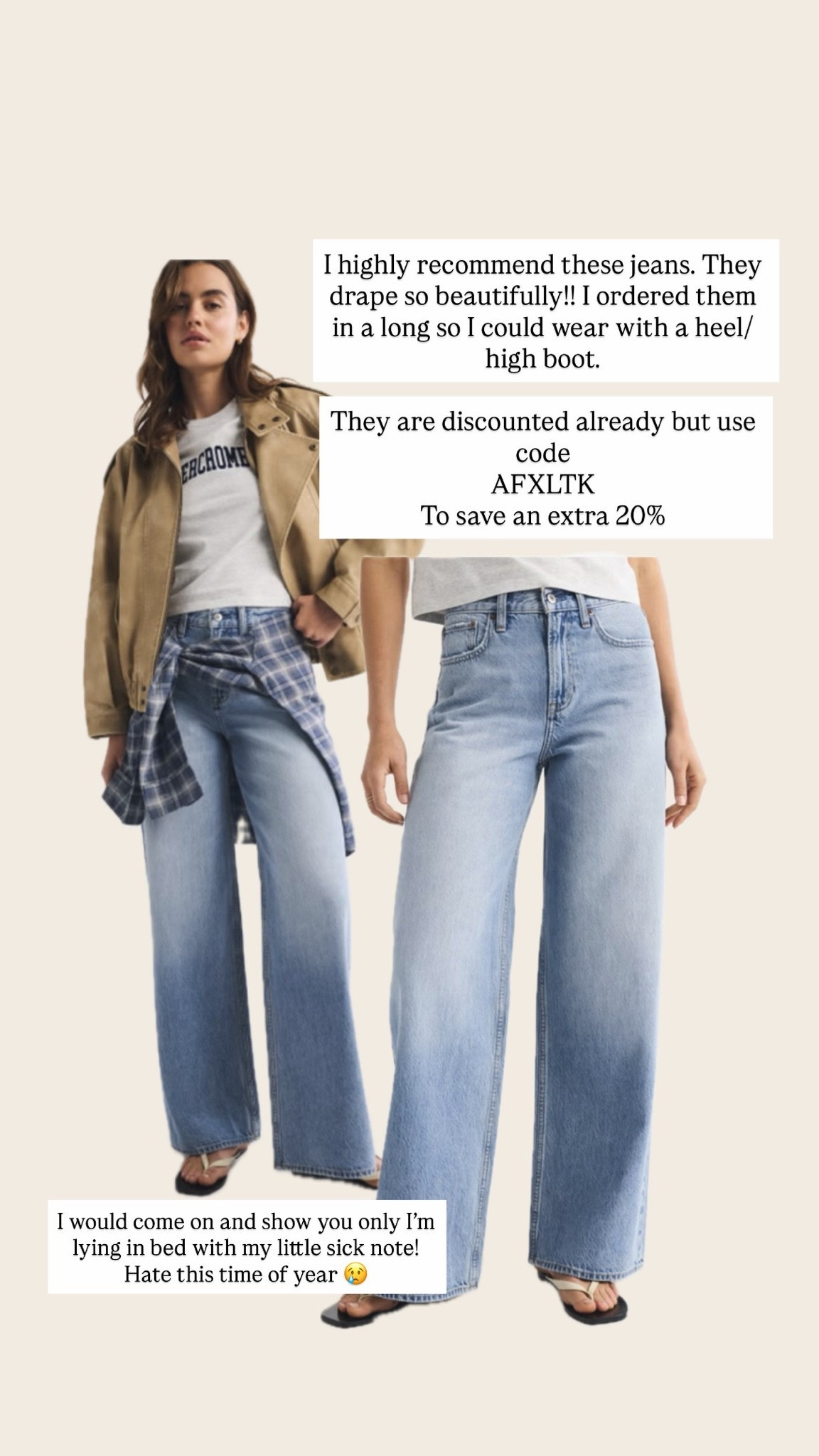 The perfect Jean! I wear size 25 L
🫶🏽