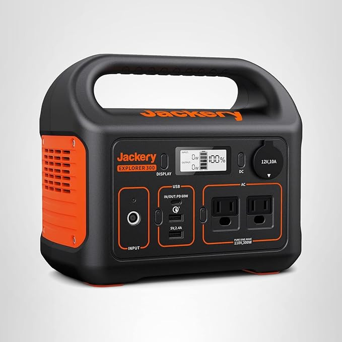 Jackery Portable Power Station Explorer 300, 293Wh Backup Lithium Battery, Solar Generator for Ou... | Amazon (US)