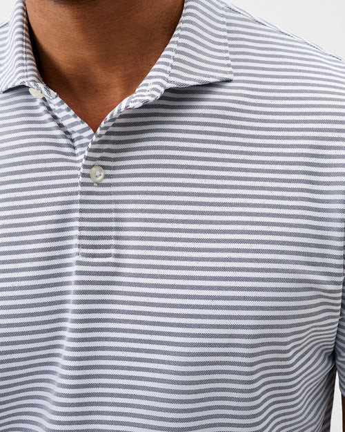Performance Mesh Polo - Cruz Stripe | johnnie O