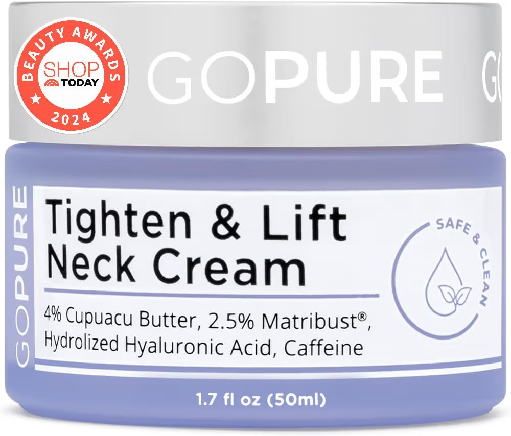 goPure Tighten and Lift Neck Cream- Clinically Tested | Amazon (US)
