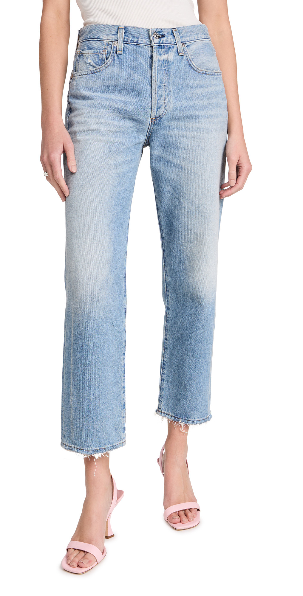 Citizens of Humanity Emery Crop Relaxed Straight Jeans | Shopbop