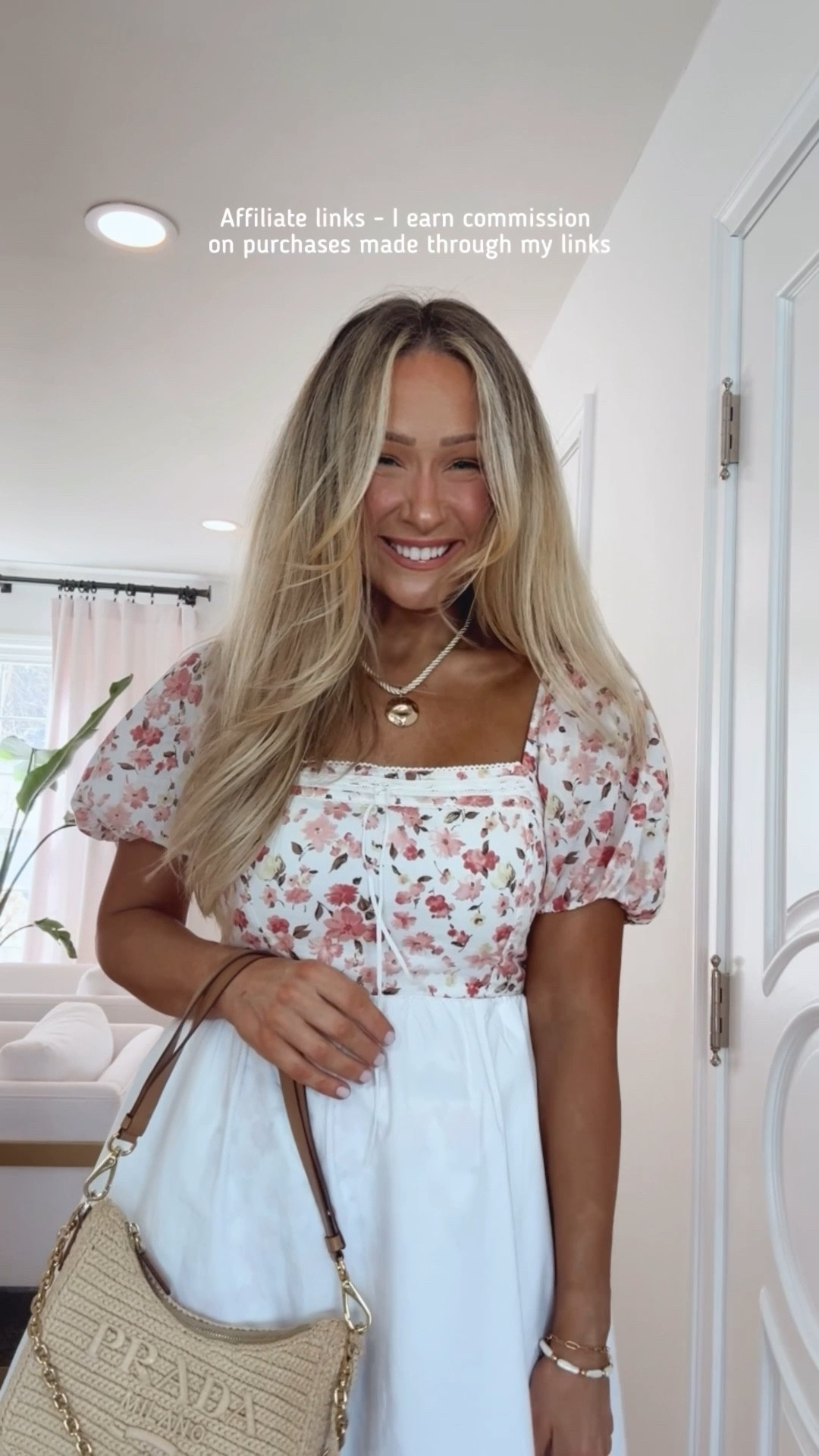 Affiliate links - I earn commission on purchases made through my links | Spring outfits 2026

White midi skirt
Low heel sandals
Straw purse designer 