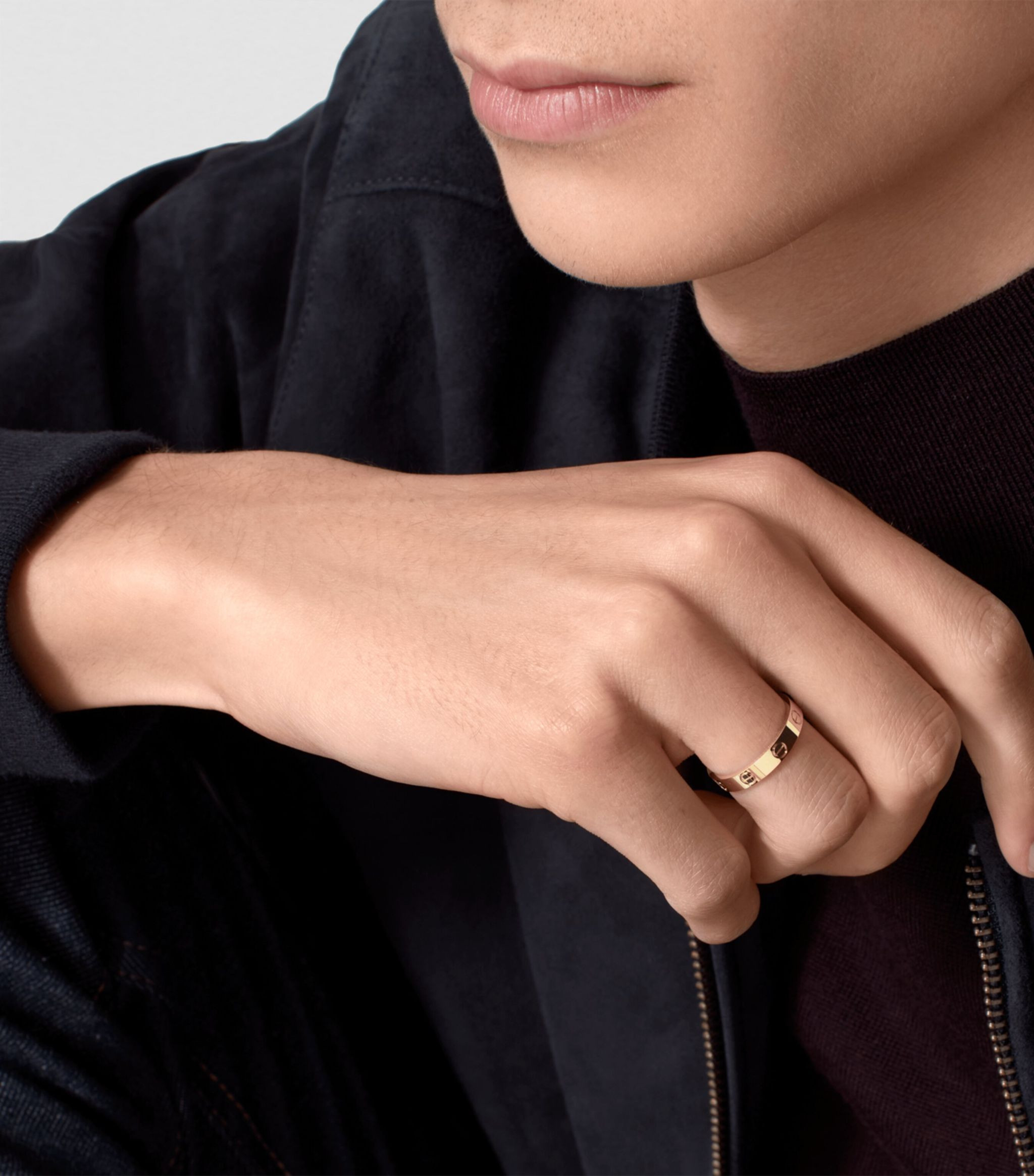 Yellow Gold LOVE Wedding Band | Harrods