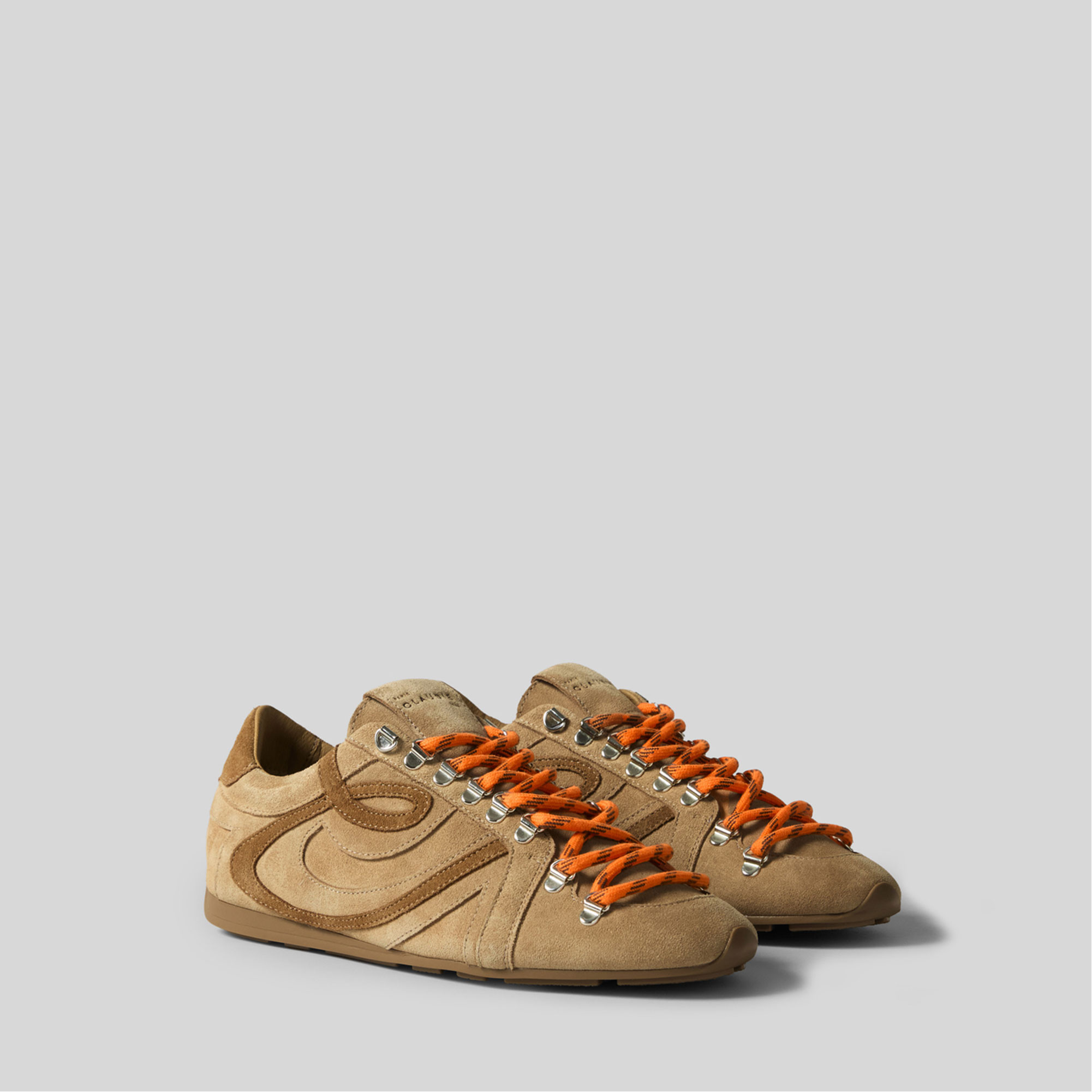 CLAUDIE PIERLOT Swing Suede Trainers - SAND | Brown Thomas (IE)