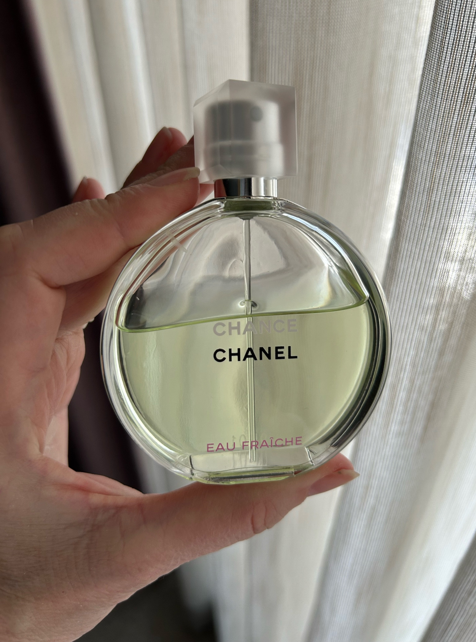 Is anyone else a fan of Chanel CHANCE EAU FRAÎCHE fragrance? It smells so good, and it’s not too harsh. It’s a light blend of florals and musk. And a little goes a long way, so it lasts quite a while. Would make a great gift!
#chanelfragrance
#fragrancefinds

#LTKGiftGuide #LTKBeauty
