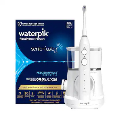 Waterpik - Sonic-Fusion 2.0 - White | Best Buy U.S.