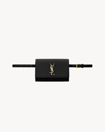 kate belt bag in grain de poudre-embossed leather | Saint Laurent Inc. (Global)
