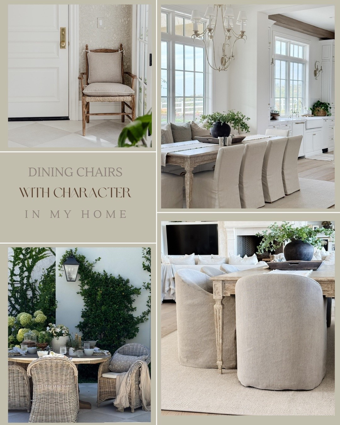 I use all of these dining chairs all over my home!  I use some as desk chairs, I love putting a chair in a bathroom, next to a side cabinet, in a corner in a bedroom or st the end of a hallway!  They just bring warmth and texture to spaces!  Plus when you host you have extra chairs!

@wayfair is having their Way Day where up to 80% off and free shipping and tons of flash deals! #WayDay is only for three days!  April 25th-27th!

#Wayfair #WayfairPartner #ad 

shop.ltk #liketkit liketk.it

#LTKSaleAlert #LTKHome
