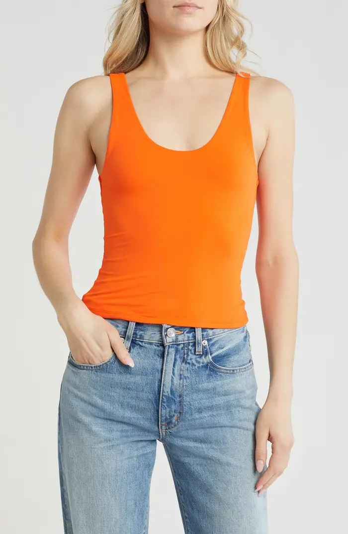 Leith Scoop Neck Fitted Tank | Nordstromrack | Nordstrom Rack