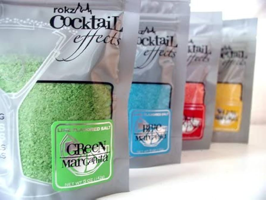 Rokz Multi Colored Margarita Salt - 4 Pack Bundle | Amazon (US)