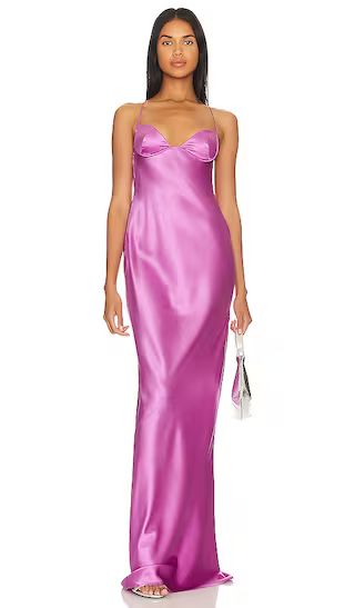 Andie Silk Gown in Rosebud | Revolve Clothing (Global)
