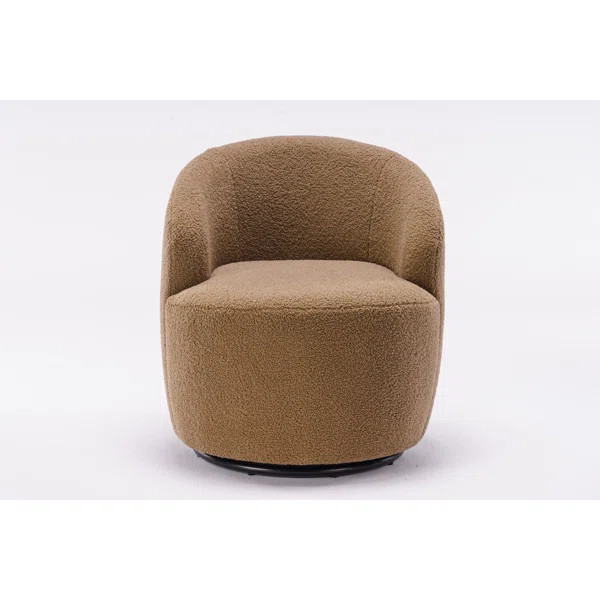 Annela Velvet Swivel Barrel Chair | Wayfair North America