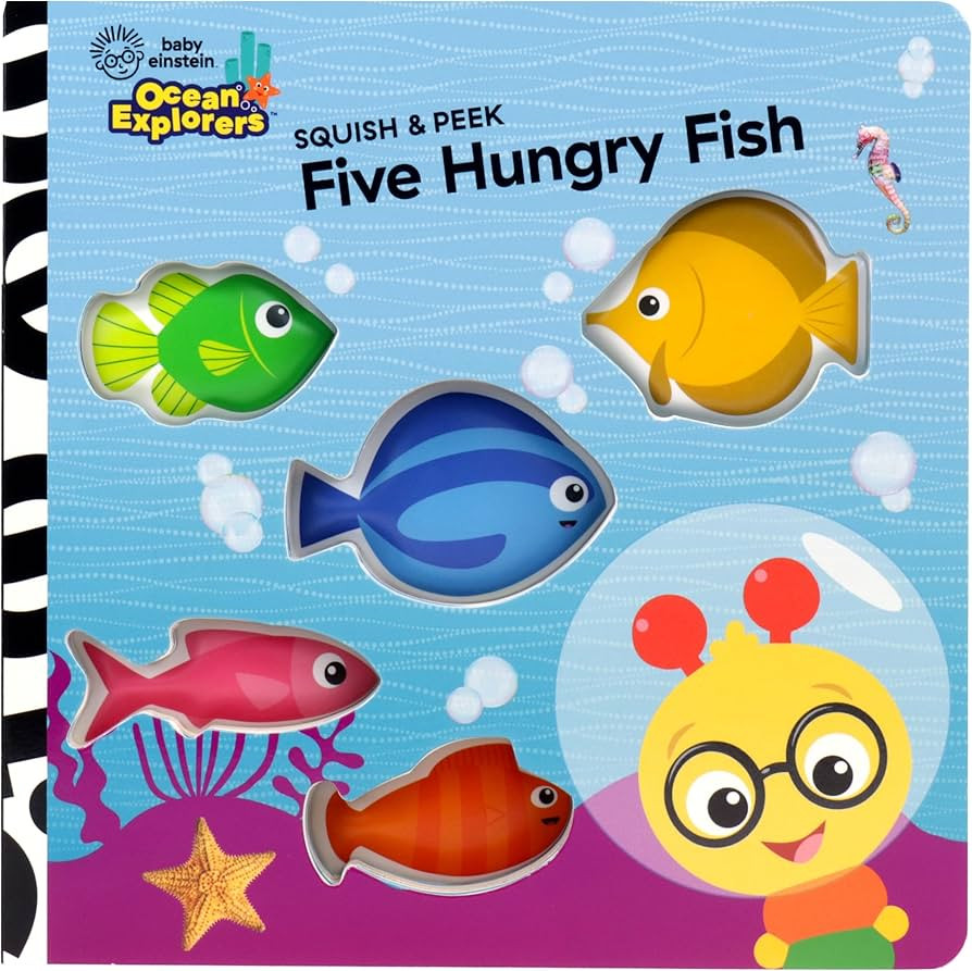 Baby Einstein Ocean Explorers: Five Hungry Fish Squish & Peek - An Interactive and Sensory Book f... | Amazon (US)