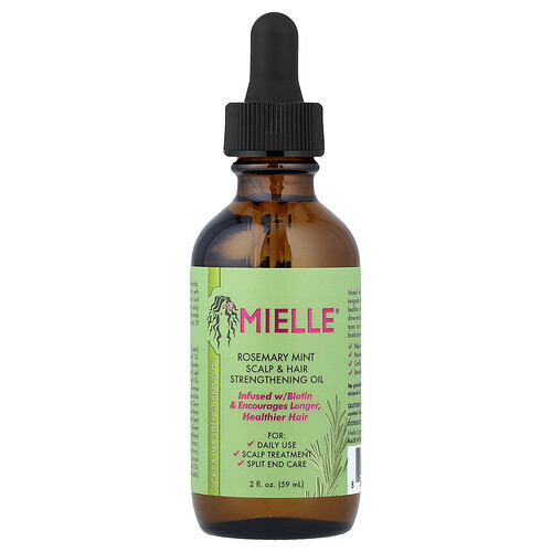 Mielle, Scalp & Hair Strengthening Oil, Rosemary Mint, 2 fl oz (59 ml) | iHerb