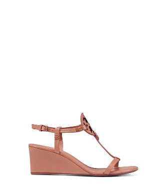 Tory Burch Miller Sandal Wedges, Leather | Tory Burch US