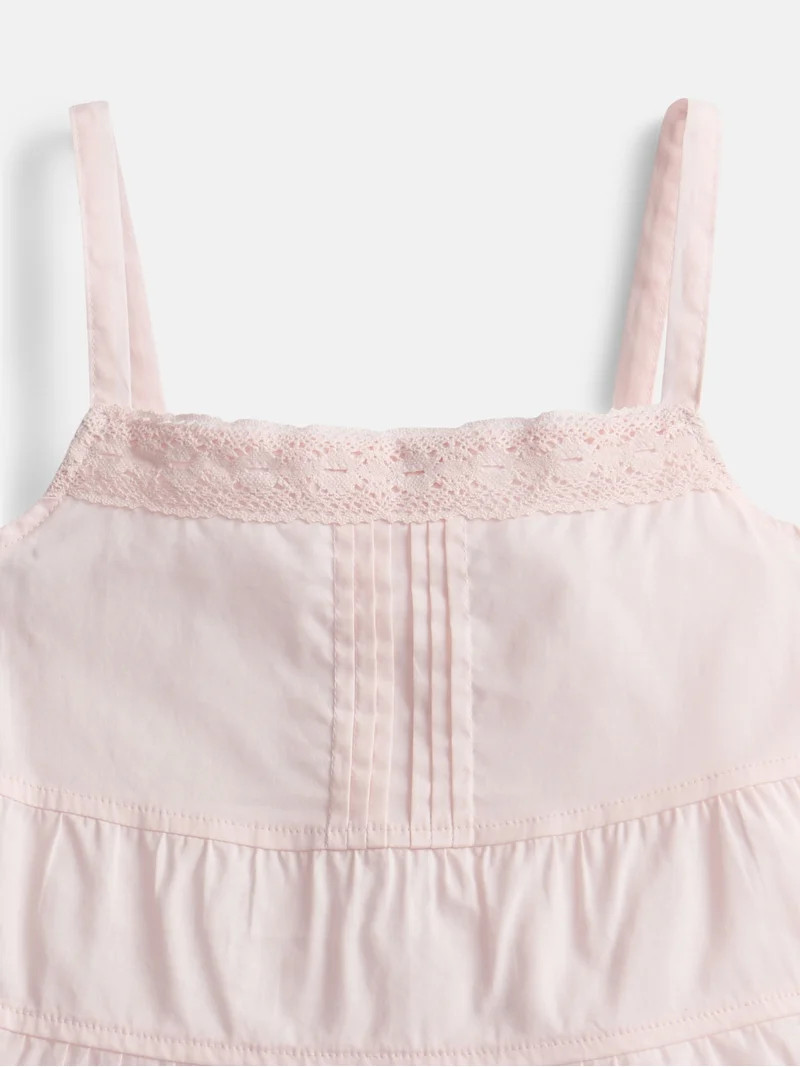 Weekend Academy Girls Pintuck Cotton Tank Top, Sizes 4-18 | Walmart (US)
