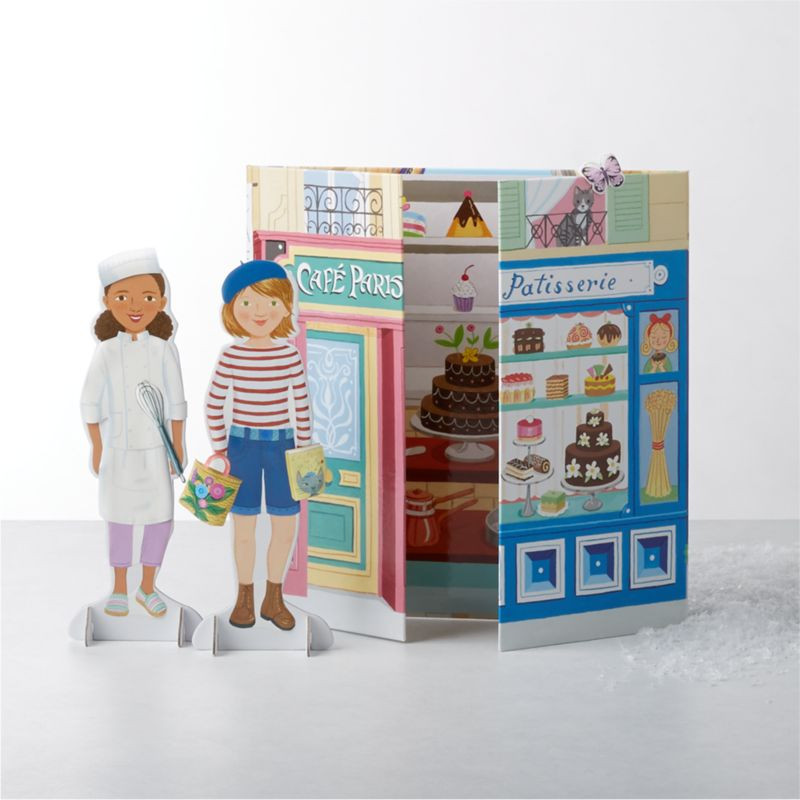 Eeboo A Day in Paris Paper Dolls | Crate and Barrel | Crate & Barrel