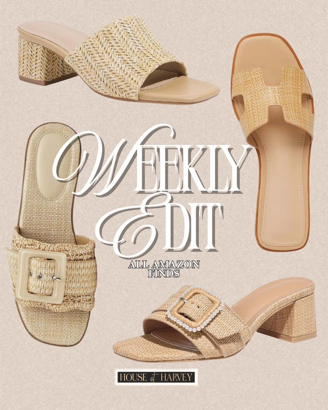 WEEKLY EDIT-this week it's all about blending tailored pieces with relaxed styling. Lightweight blazers, fluid trousers, and soft knits that create shape without feeling heavy. Polished looks that still feel comfortable and wearable. I found some amazing pieces all from Amazon that are under $100 and embody this style vibe! These raffia sandals are all so chic. Linked⬆️

#Itkcreator #Itkfinds #Itkwatchnow #amazon #amazonfinds #spring #springfashion #springoutfits #raffia #sandals

#LTKgrwm #LTKootd #LTKSeasonal