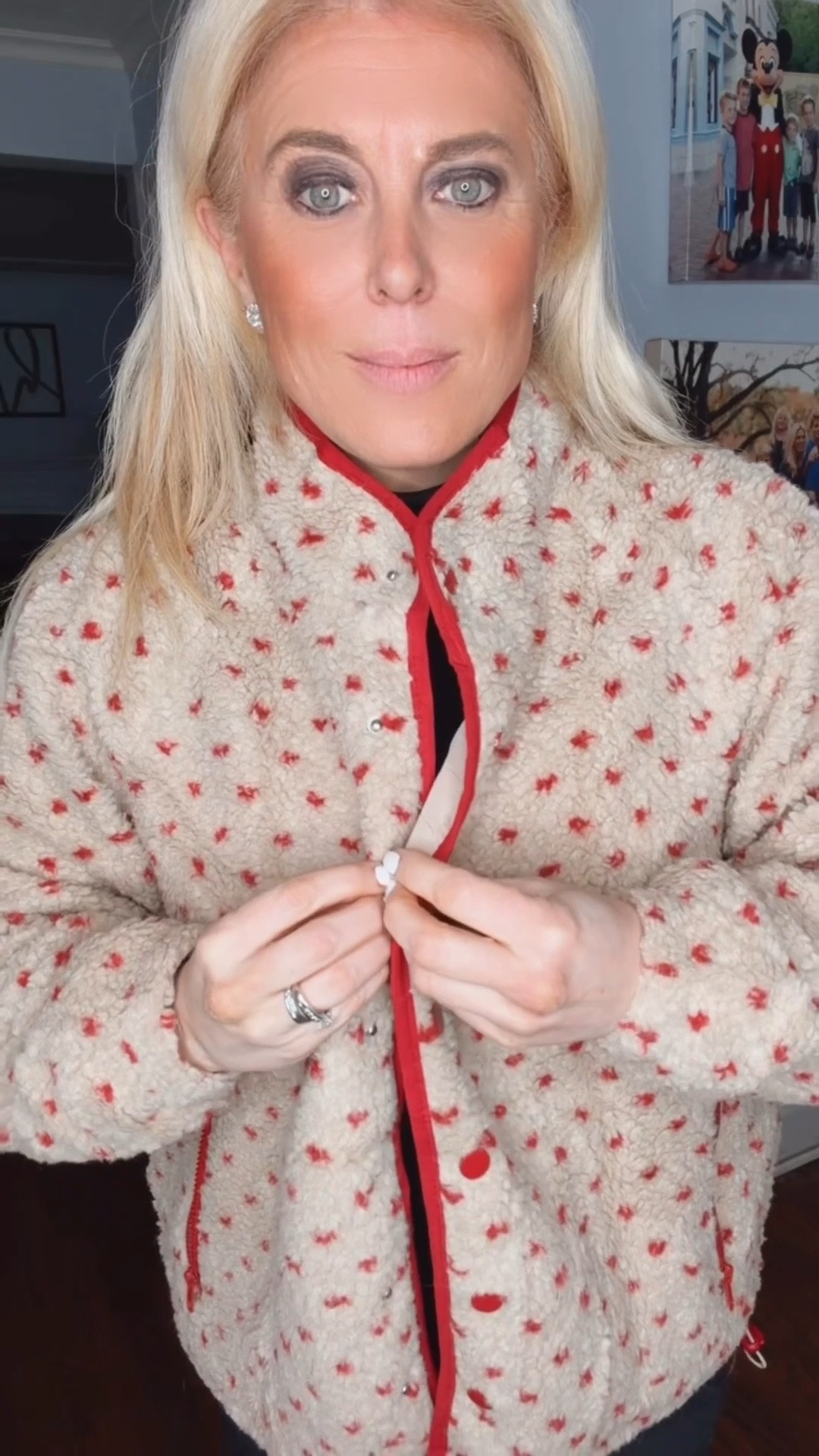 Heart fleece jacket ❤️ this jacket is perfect for Valentine’s Day. 

#LTKgrwm #LTKootd