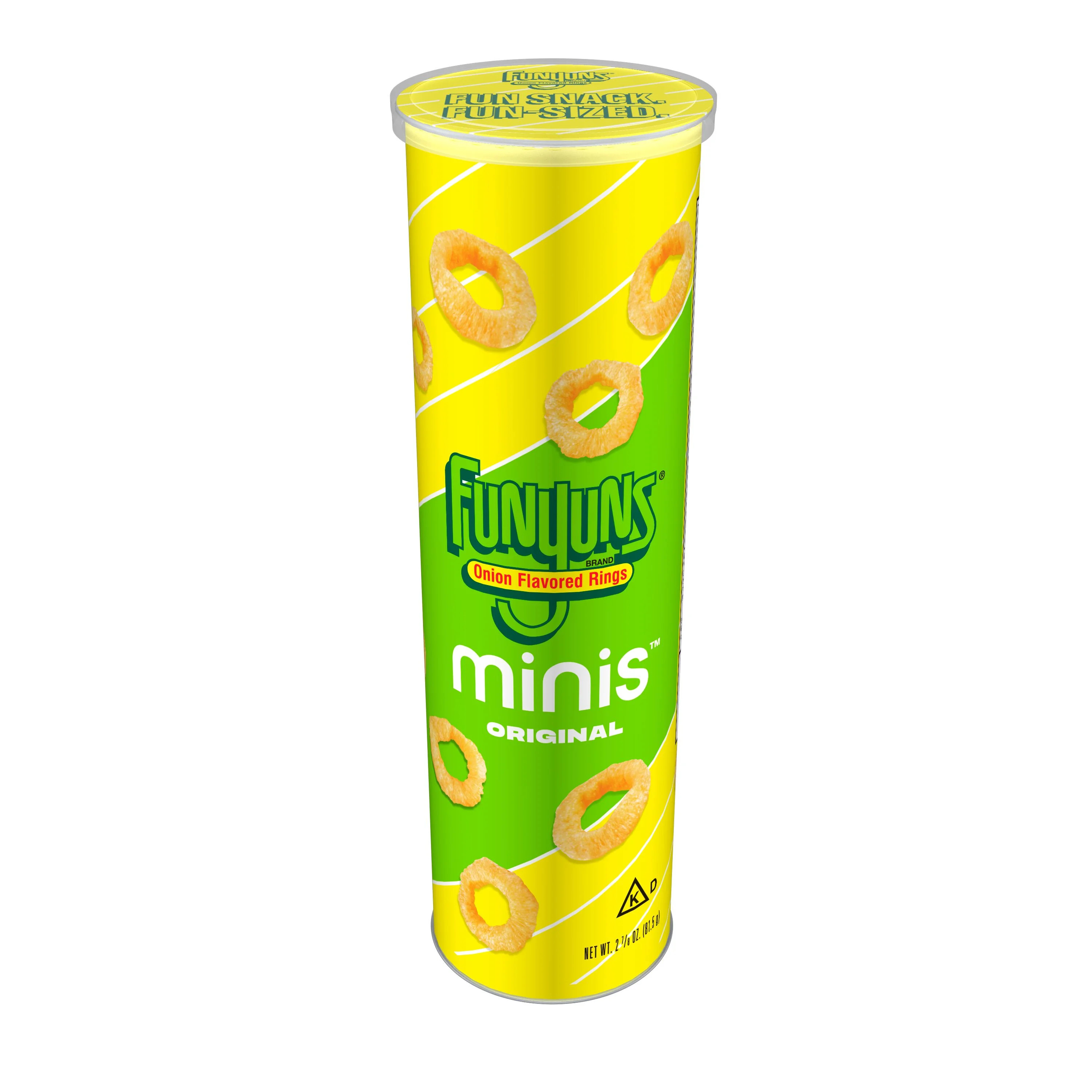 Funyuns Minis Onion Flavored Rings Original, 2.875 oz Canister | Walmart (US)