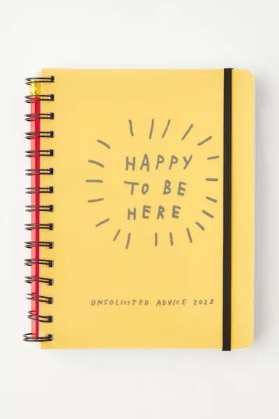 Unsolicited Advice 2023 Planner & Journal By Adam JK | Urban Outfitters (US and RoW)