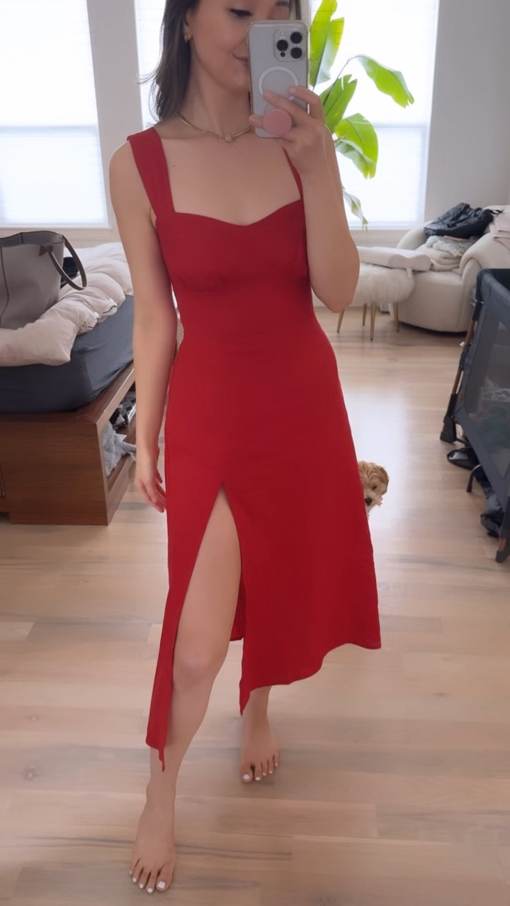 Wedding guest dress, summer wedding dress, summer dress, summer vacation dress, dress for Europe, dress for Italy, red linen dress 

#LTKFindsUnder100 #LTKVideo #LTKWedding