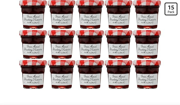 Bonne Maman Strawberry Preserves, 1 Ounce Jars (Pack of 15) | Amazon (US)