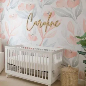 Custom wood name sign for nursery girl, boy, over crib sign, baby name sign, family name sign, cu... | Etsy (Global)