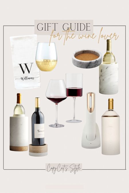 Gift Guide for the Wine Lover

electric wine opener, wine glasses, wine cooler, wine chiller, personalized tea towel

#LTKhome #LTKunder50 #LTKGiftGuide