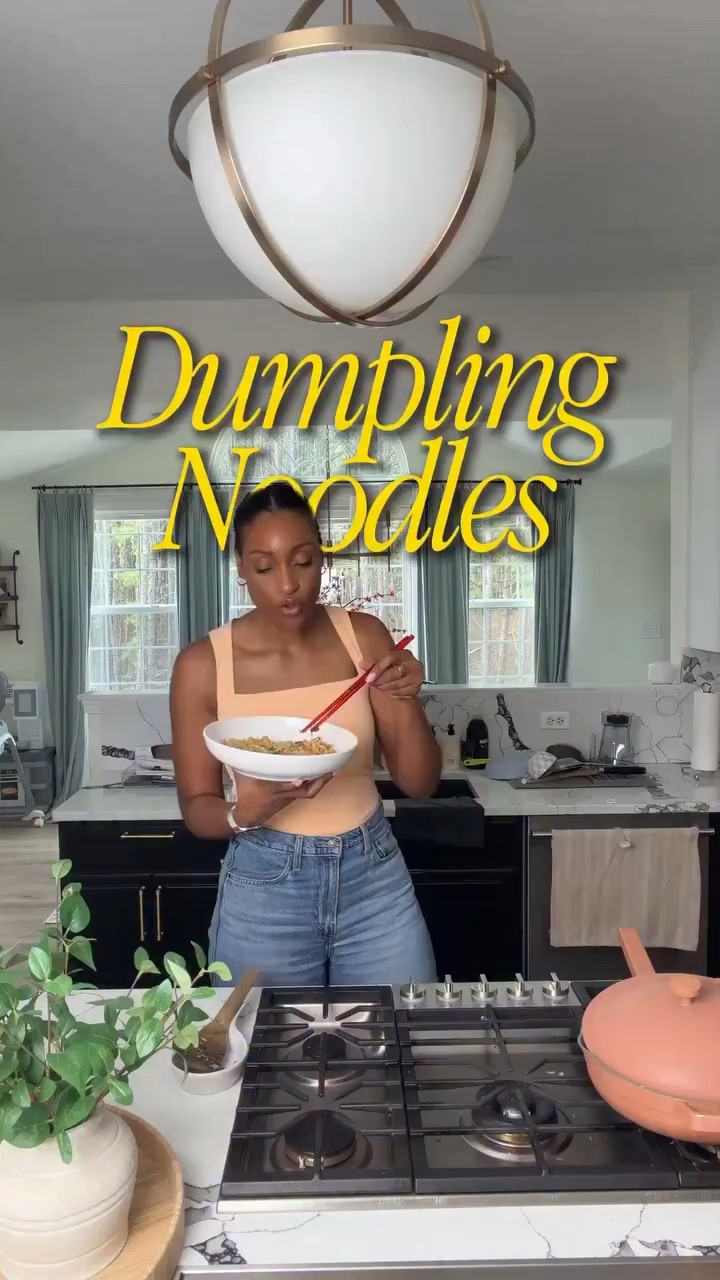 Dumpling 🥟 noodles for dinner! Would you try? 

 

#LTKfoodie #LTKmorningroutine #LTKdayinmylife