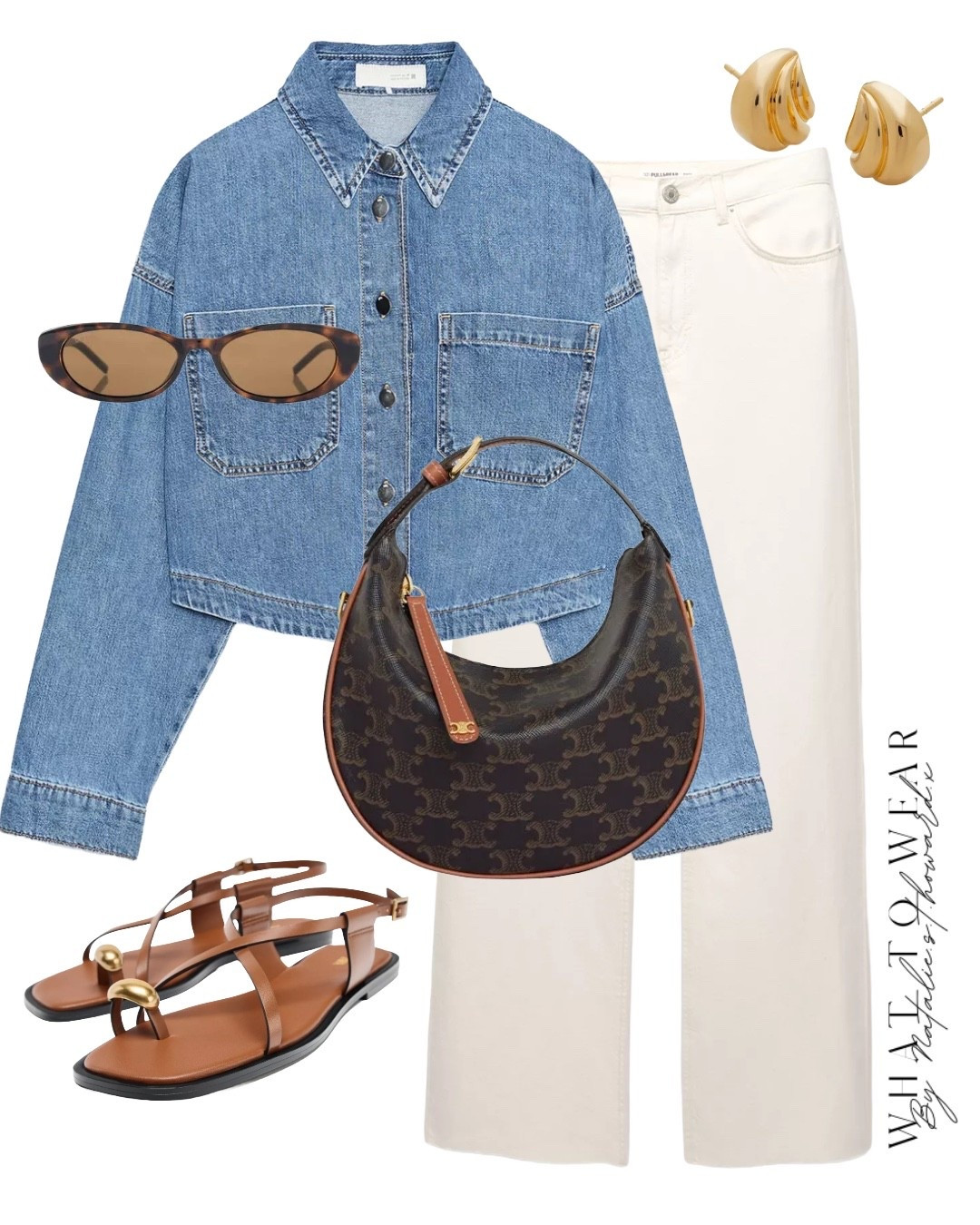 I love blue denim and white denim paired together. Such a nice combo and love it with the tan accessories too. All wardrobe staples 

#LTKjeans #LTKautumn #LTKuk