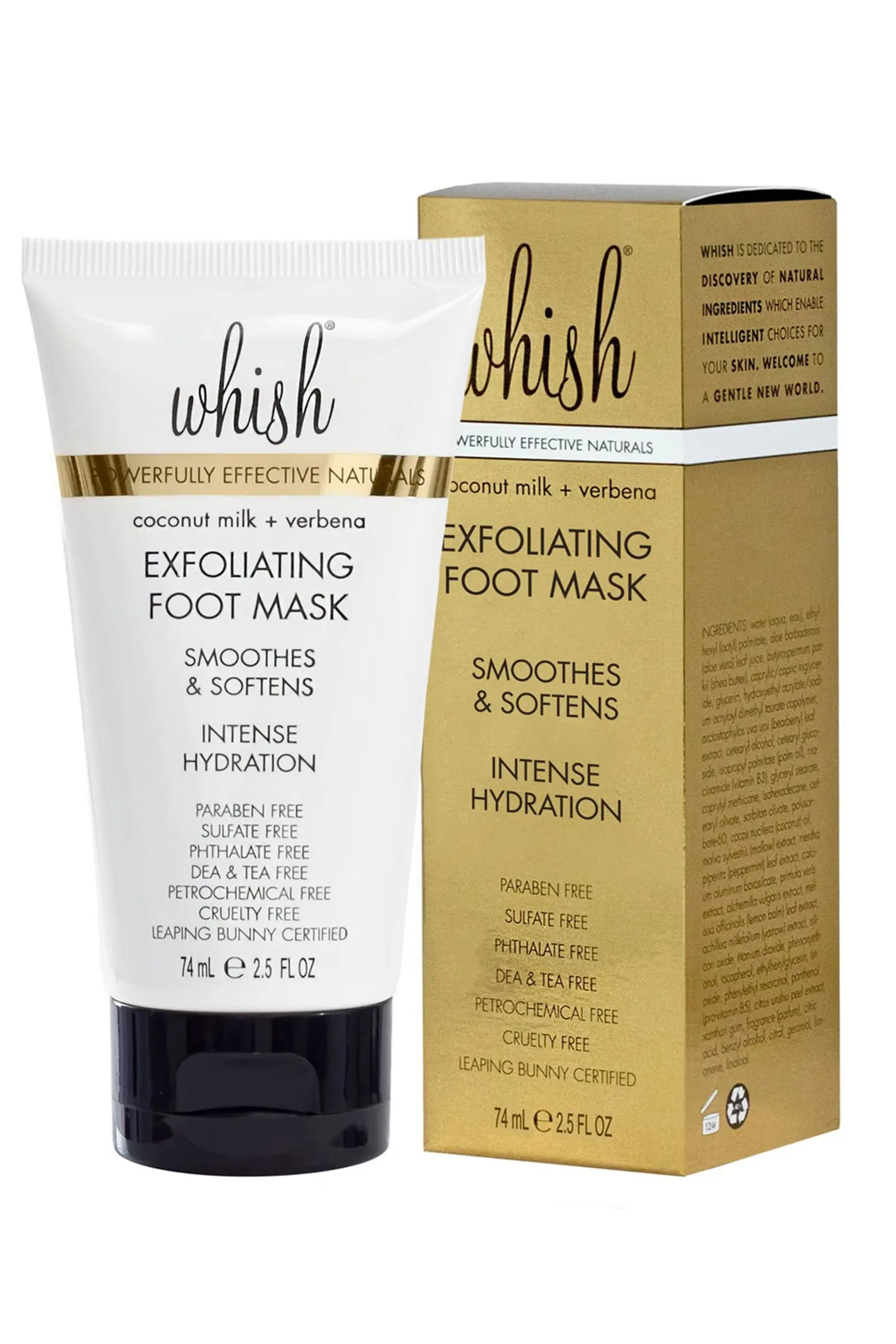 Whish™ Coconut Milk + Verbena Exfoliating Foot Mask (Women) | Nordstrom | Nordstrom