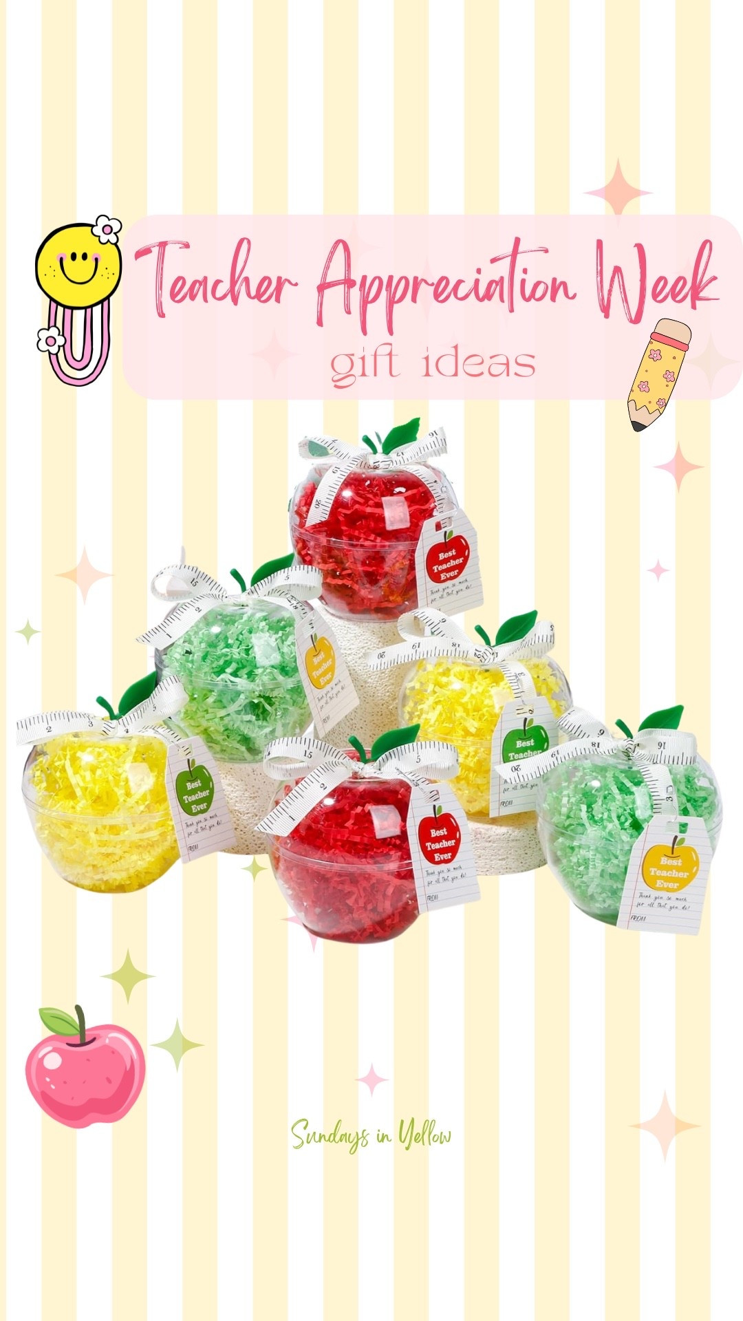Teacher Appreciation Week gift ideas. Fill with a gift card, candy, or anything else.

#LTKKids #LTKmomlife