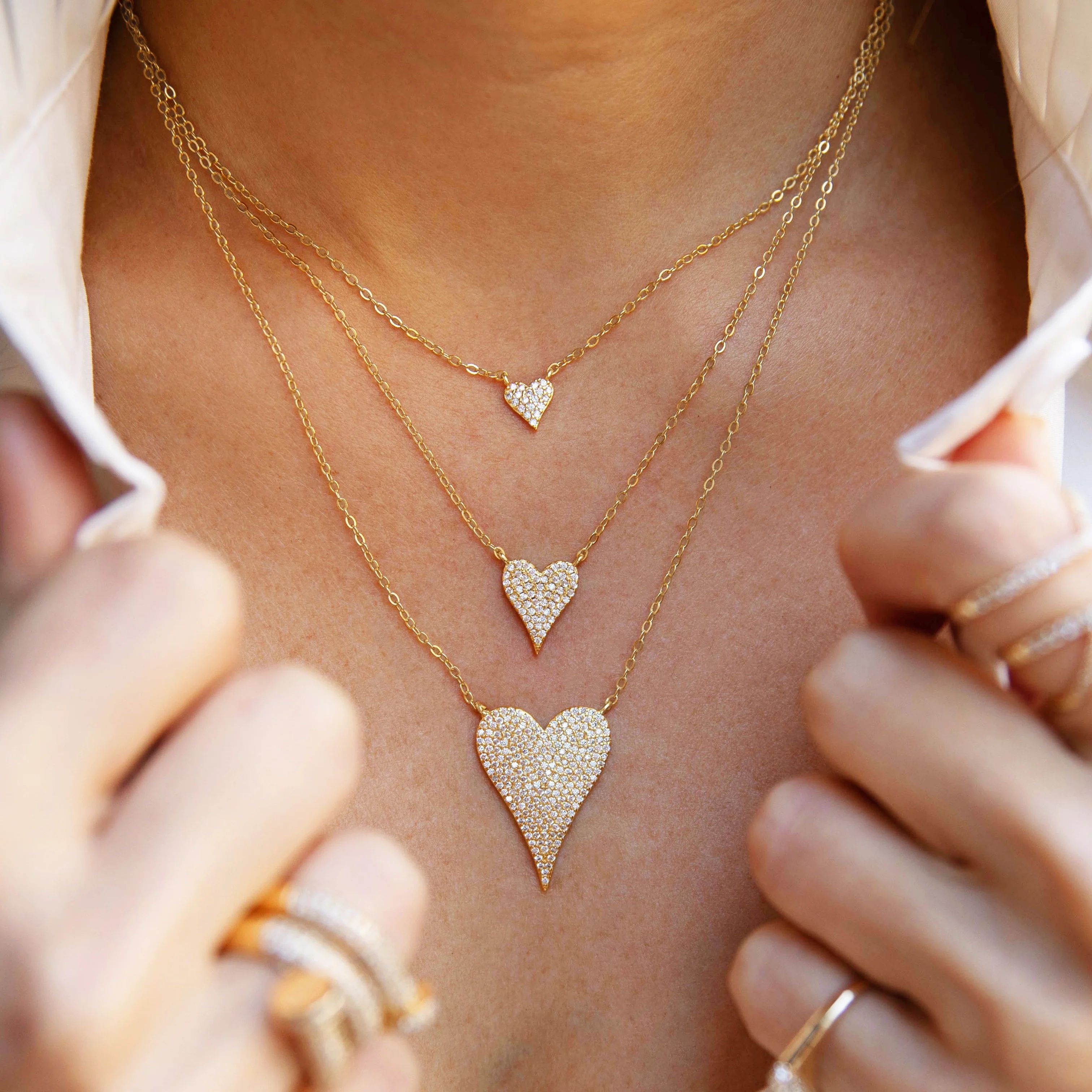 Large Heart Necklace | Jennifer Miller Jewelry