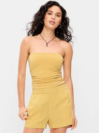 Hug Double-Layer Tube Top | Old Navy (US)