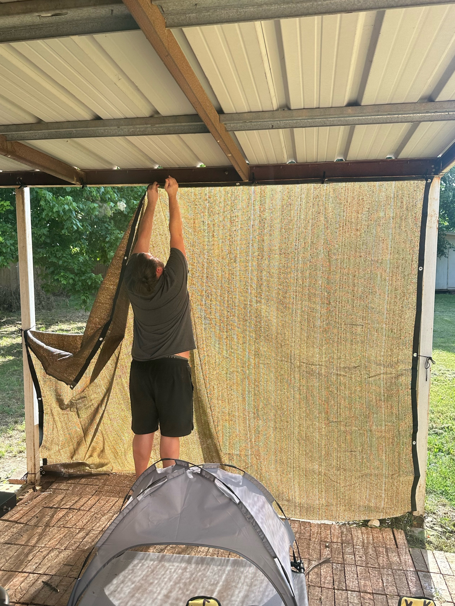 RYB HOME Outdoor Curtains for Patio - Blackout Waterproof Outside Curtains for Porch Pavilion Gazebo Weatherproof Wind Resistant, 1 Panel, 52 inches Wide x 84 inches Long, Biscotti Beige

#LTKSeasonal #LTKSummerSales #LTKHome