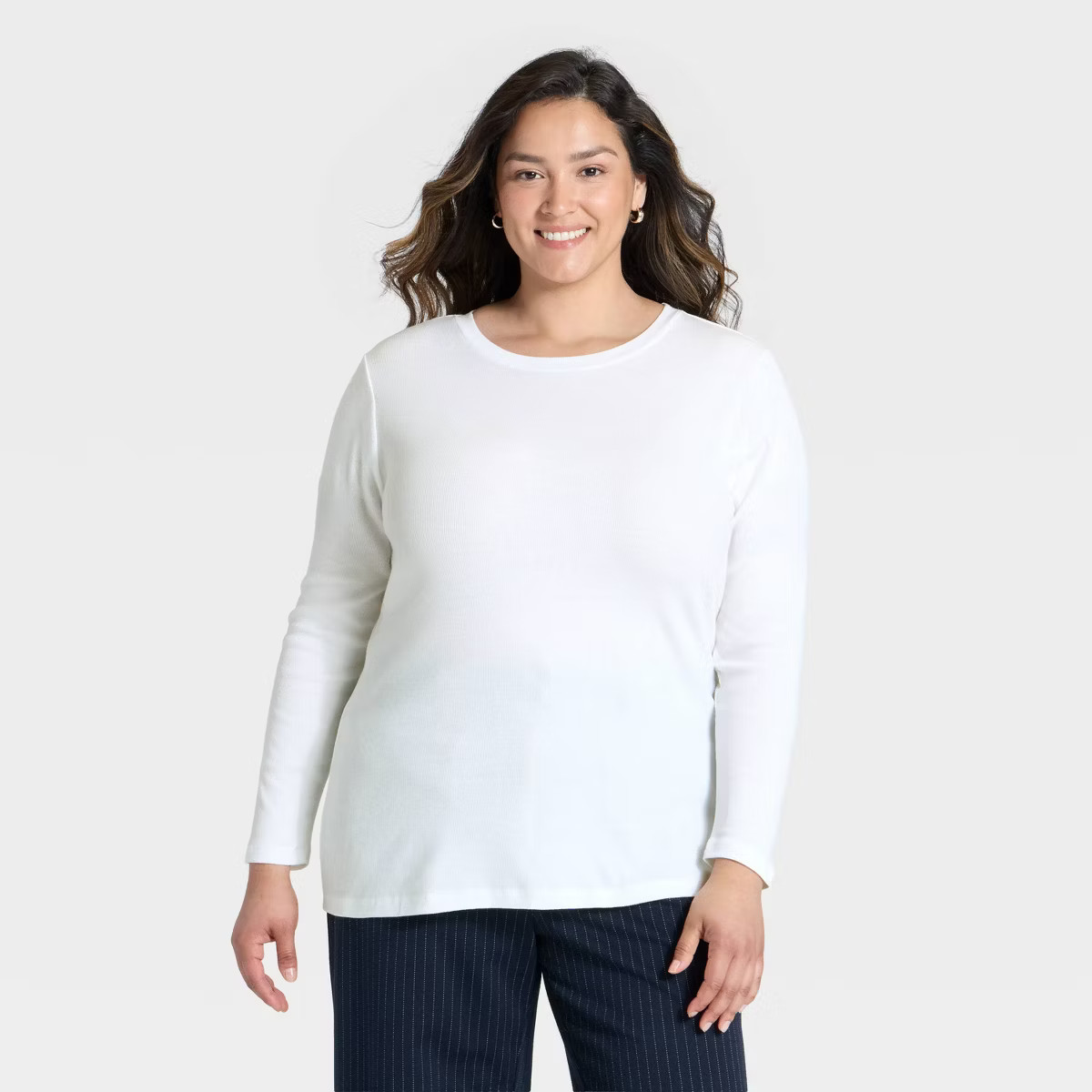 Women's Slim Fit Long Sleeve Top - A New Day™ | Target