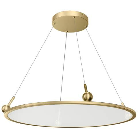 Kichler Jovian Edgelit Chandelier - #331R4 | Lamps Plus | Lamps Plus