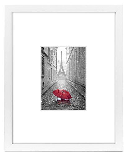 11x14 White Picture Frame - Matted to Fit Pictures 5x7 Inches or 11x14 Without Mat - White Mat and M | Amazon (US)