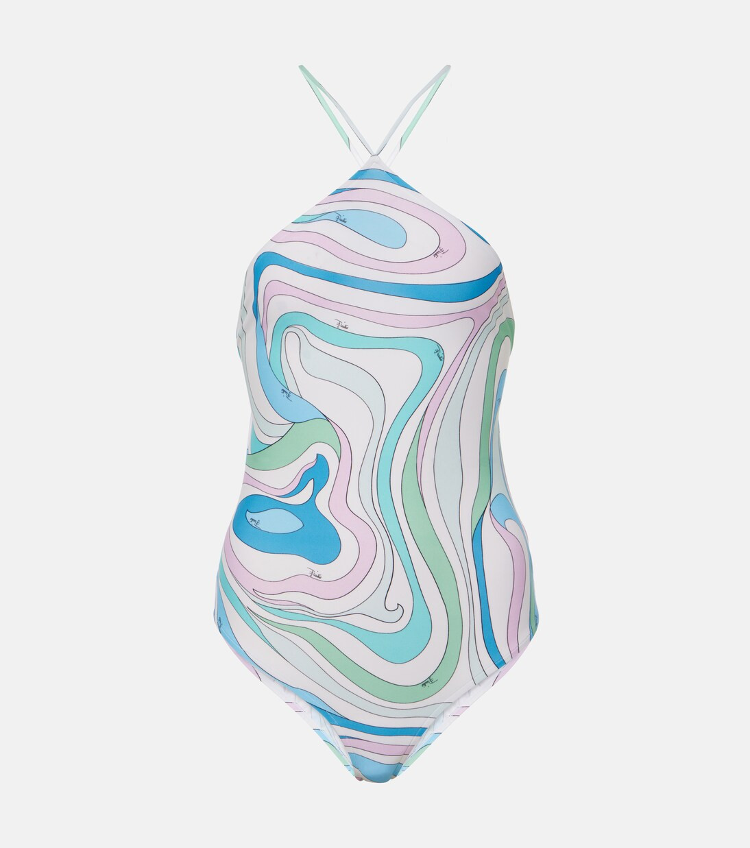 Printed halterneck swimsuit | Mytheresa (US/CA)