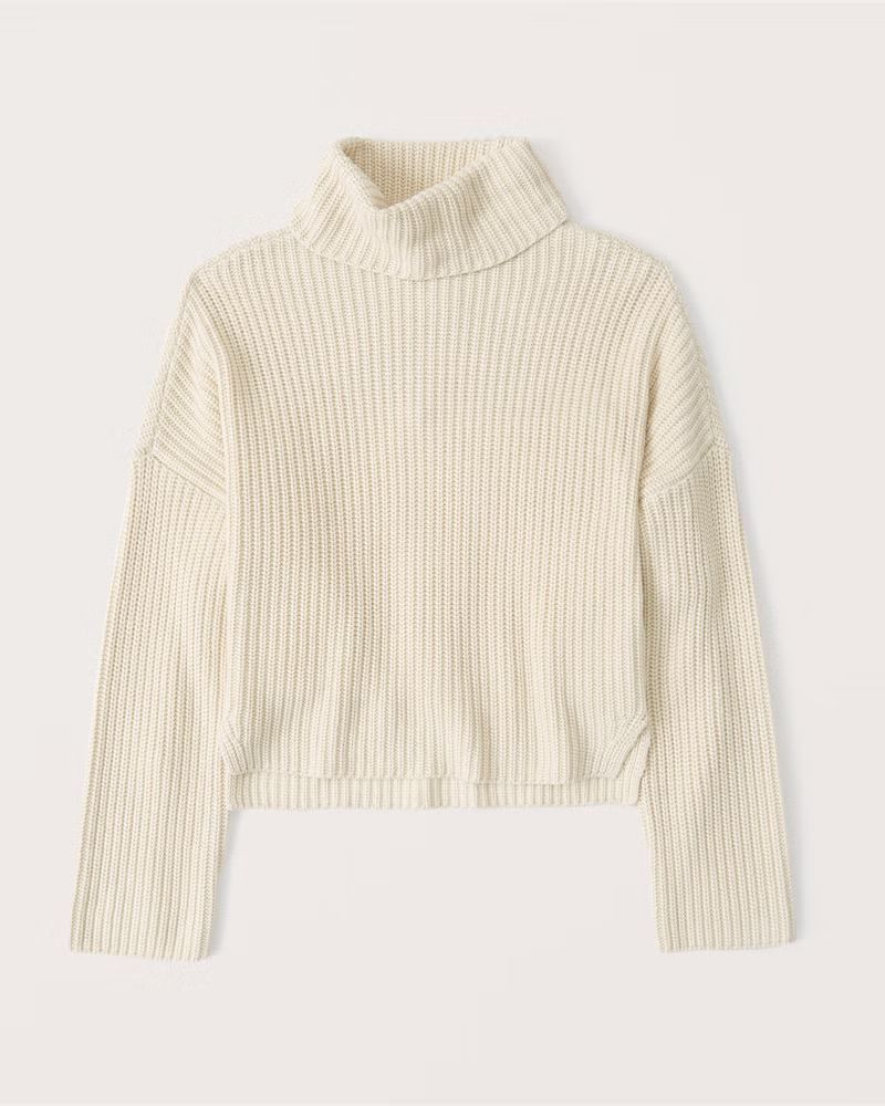 Ribbed Turtleneck Sweater | Abercrombie & Fitch (US)