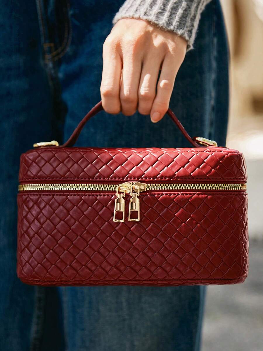 SHECARRY Women Casual Solid Color Elegant Handbag Valentines | SHEIN