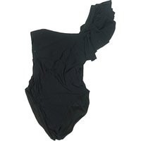 J.Crew One Piece Swimsuit: Black Solid Pattern Swimwear - Size 4 | ThredUp (US)