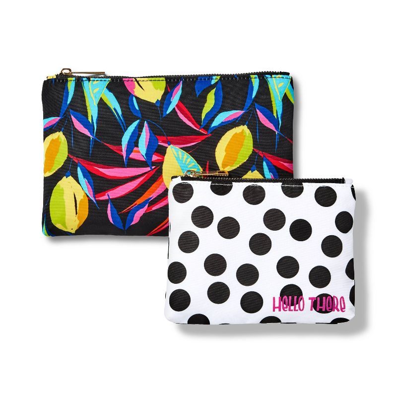 2pk Set Lemon & Dot Accessory Bags - Tabitha Brown for Target | Target